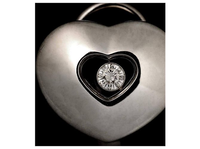 Boucles d'oreilles clips Chopard Happy Heart Diamond - vue 8
