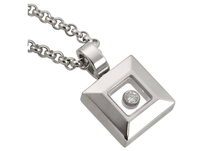 Collier Chopard Happy Diamonds Square - vue 4
