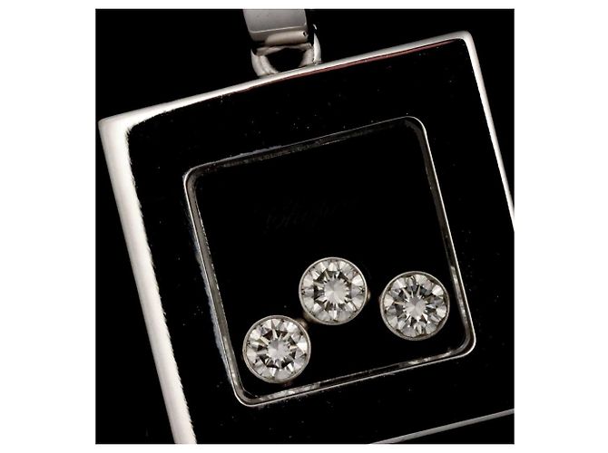 Collier Chopard Happy Diamonds Square - vue 8