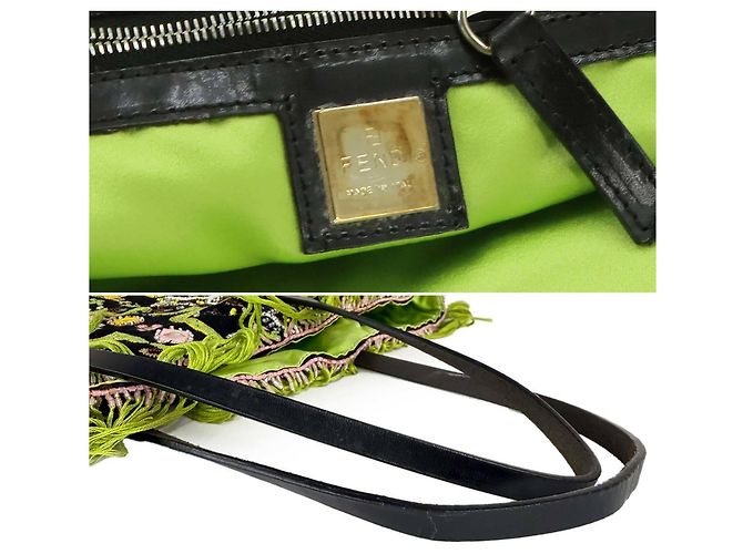 Borsa Tote Fendi con ricami di perline Multicolore - vista 8