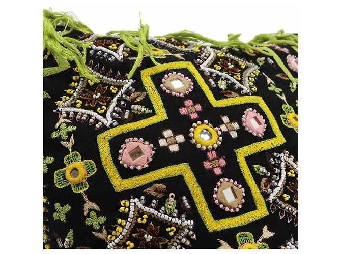 Borsa Tote Fendi con ricami di perline Multicolore - vista 9