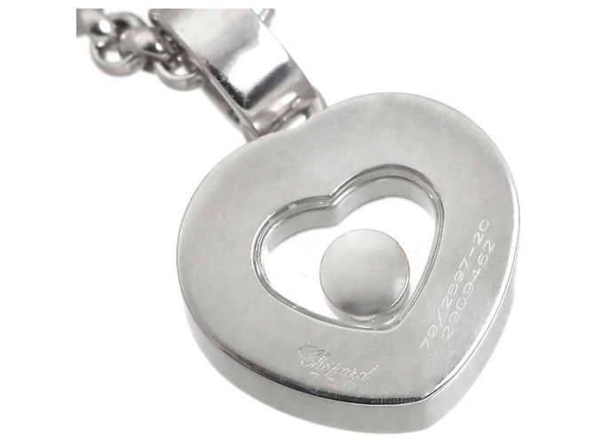 Collana Chopard Happy Diamonds Heart in oro bianco - vista 5