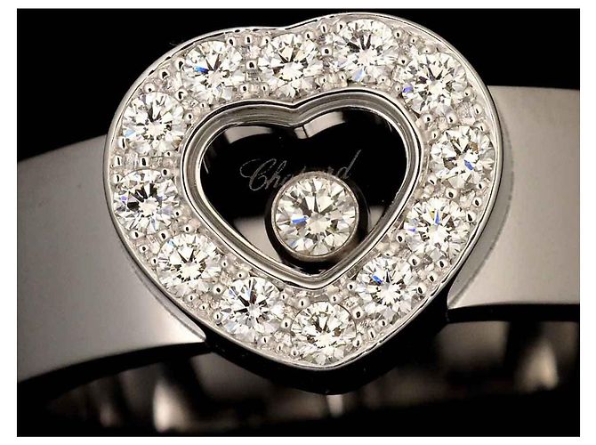 Anello Chopard Happy Diamond Heart in oro bianco 18K - vista 5