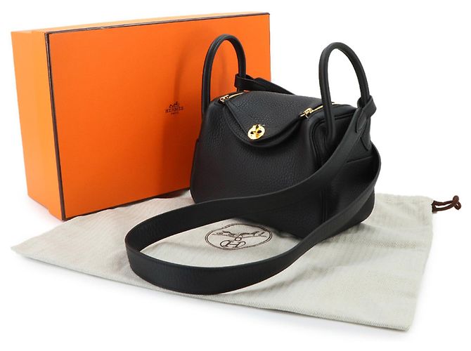 Hermès Bolso de mano Hermes Lindy Mini Negro - vista 2
