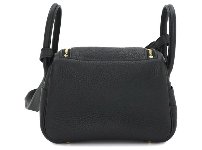 Hermès Bolso de mano Hermes Lindy Mini Negro - vista 3