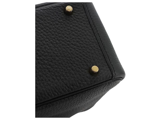 Hermès Bolso de mano Hermes Lindy Mini Negro - vista 9