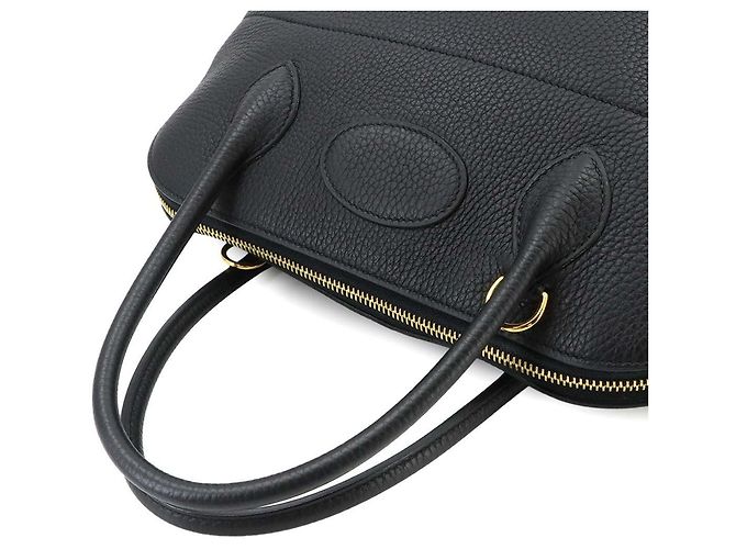 Hermès Borsa Hermes Bolide 31 in pelle Taurillon Clemence nera Nero - vista 6