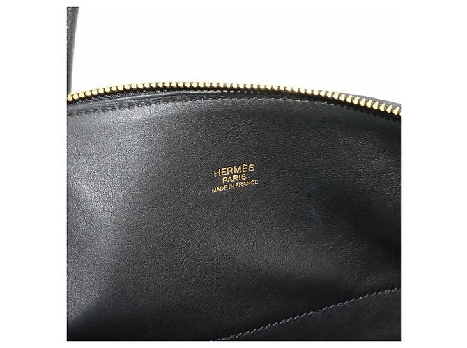 Hermès Borsa Hermes Bolide 31 in pelle Taurillon Clemence nera Nero - vista 8