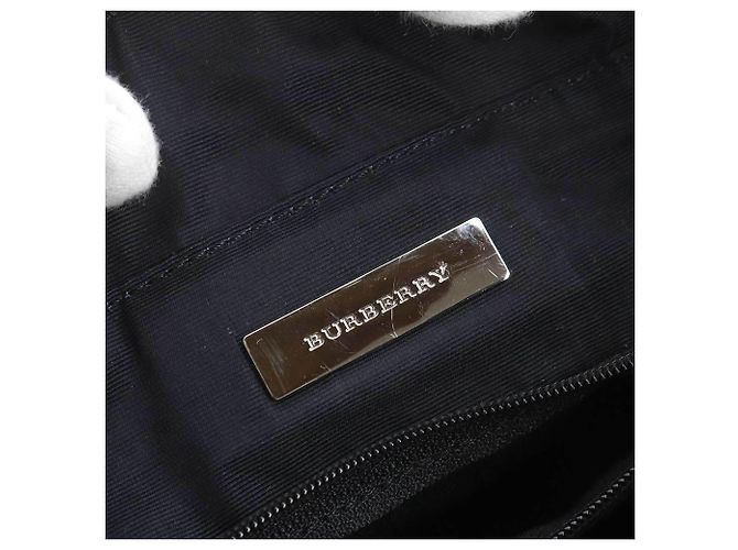 Borsa Burberry Nova Check Nero Beige - vista 8