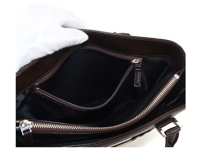 Borsa Tote Burberry Nova Check Marrone Beige - vista 8