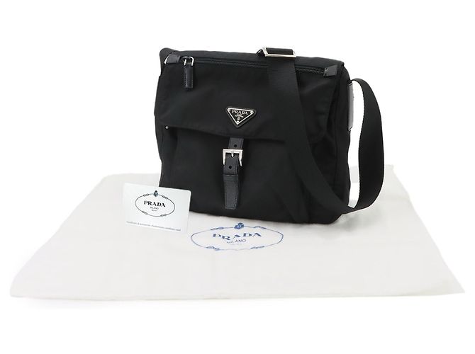 Saffiano Borsa a tracolla Prada in Nero - vista 2
