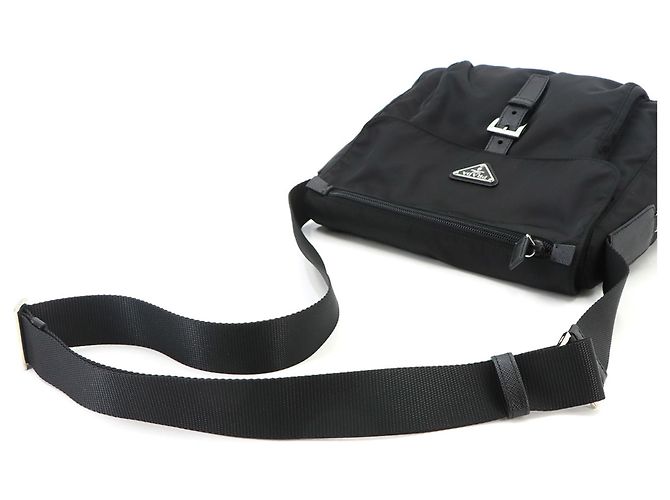 Saffiano Borsa a tracolla Prada in Nero - vista 6