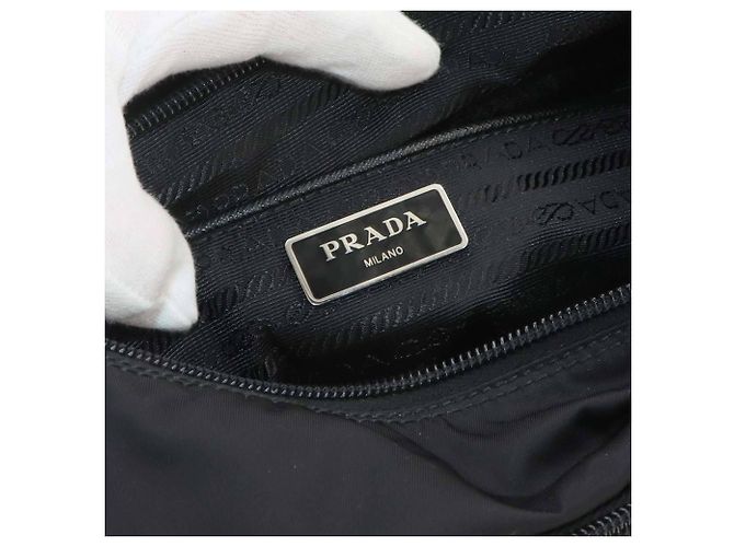Saffiano Borsa a tracolla Prada in Nero - vista 8