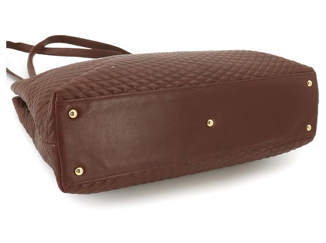 Borsa Tote con catena Bally Marrone - vista 6