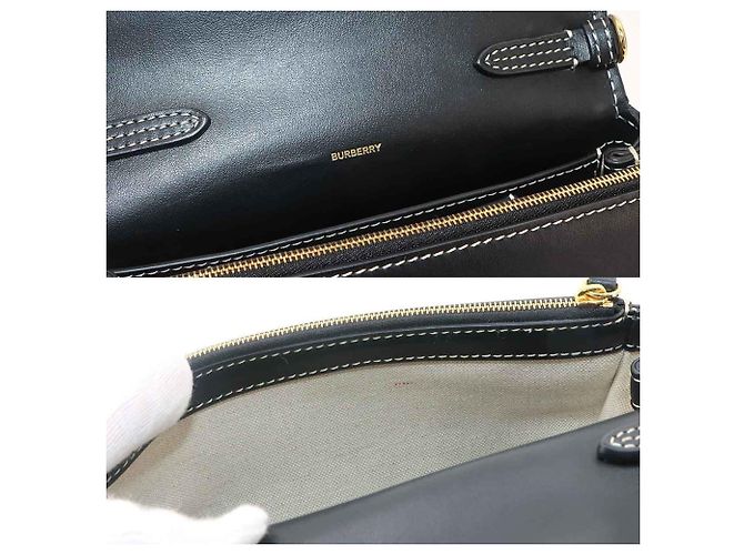 Borsa a tracolla Burberry Horseferry Small Nero - vista 11