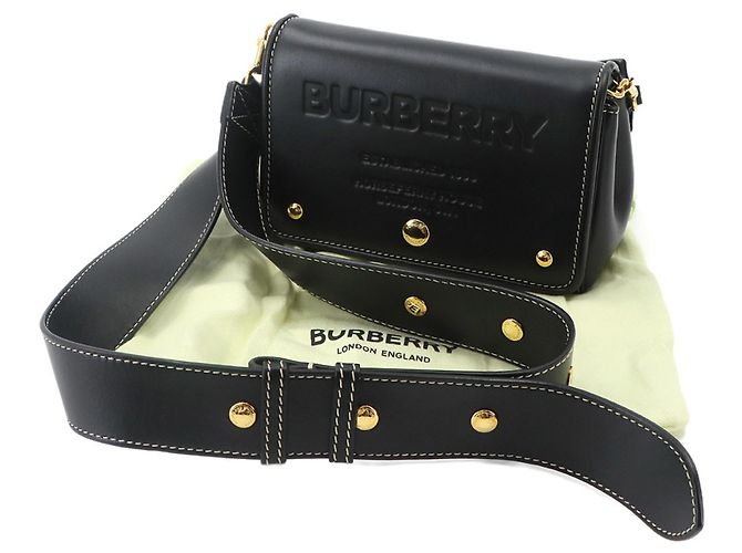 Borsa a tracolla Burberry Horseferry Small Nero - vista 3