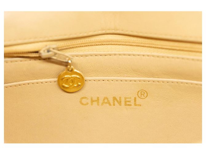 Chanel Diana Small 22 Borsa Flap Beige Oro Gold hardware - vista 11