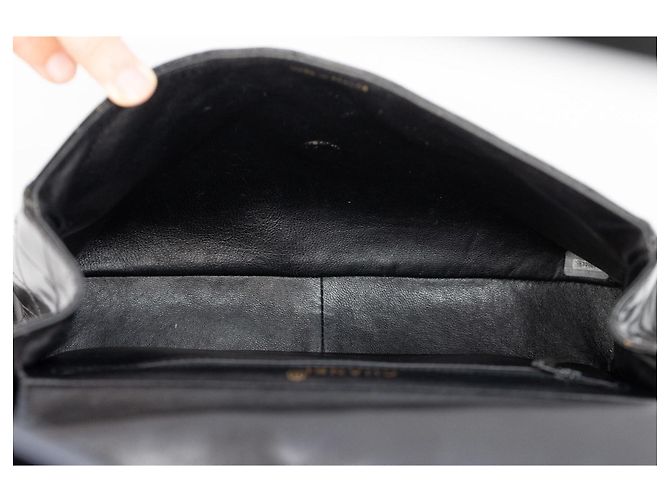Chanel Double Face Maxi 30 Lackleder Schwarz Handtasche - Ansicht 17