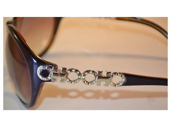 Occhiali da sole Salvatore Ferragamo FE2107 Marrone Nero - vista 4
