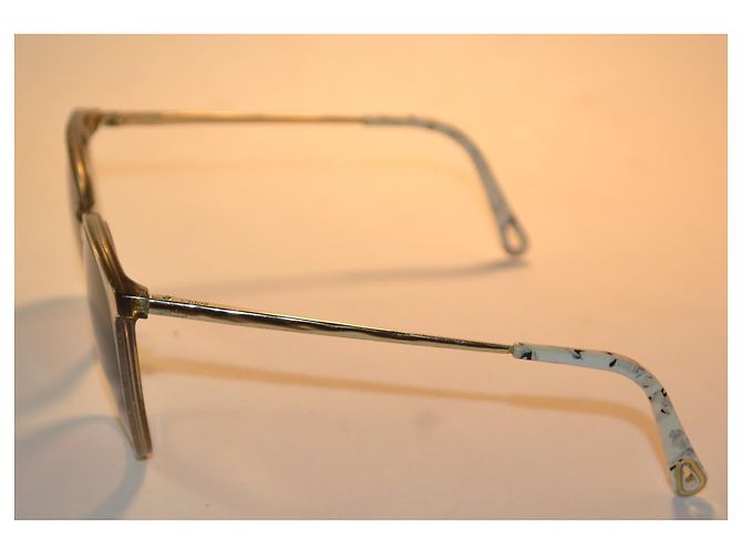 Gafas de sol Chloé montura redonda Blanco Beige - vista 3