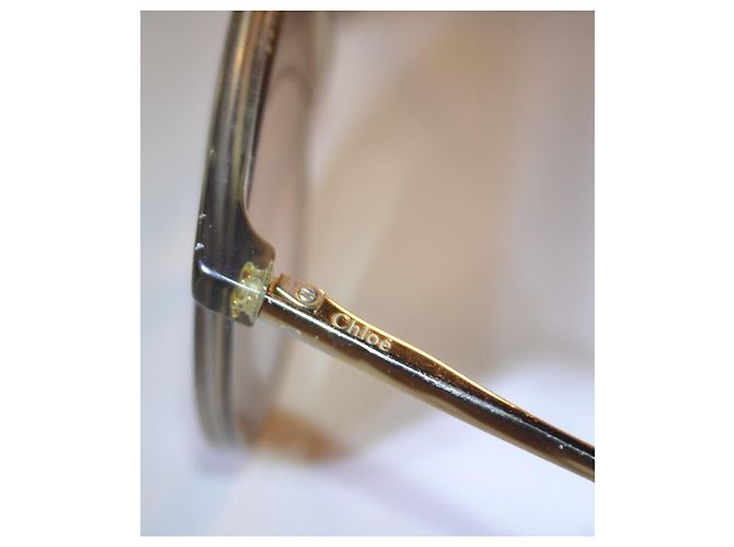 Gafas de sol Chloé montura redonda Blanco Beige - vista 4