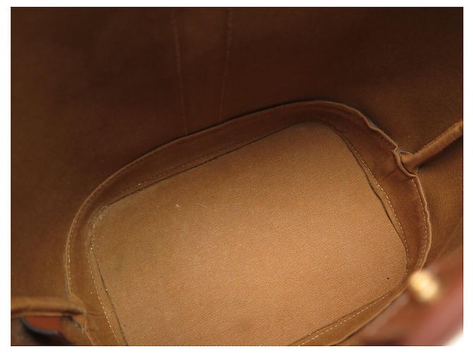 Céline BORSA A MANO CELINE SEAU PM 191442 IN tela TRIOMPHE E VITELLO BORSA A TRACCOLLA Marrone - vista 11