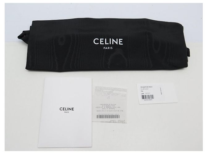 Céline BORSA A MANO CELINE SEAU PM 191442 IN tela TRIOMPHE E VITELLO BORSA A TRACCOLLA Marrone - vista 12