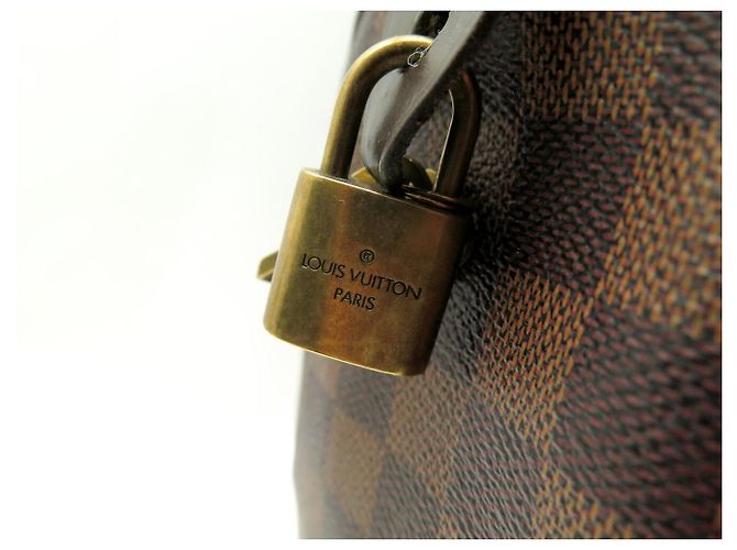 BORSA A MANO LOUIS VUITTON SPEEDY 35 TOILE DAMIER EBENE N40591 BROWN Marrone - vista 10