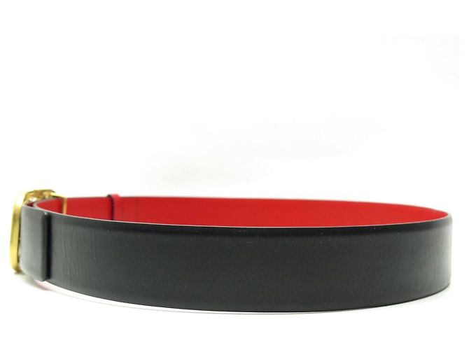 VALENTINO VLOGO SIGNATURE T85 WENDIGURT AUS ROTEM & SCHWARZEM LEDER - Ansicht 4