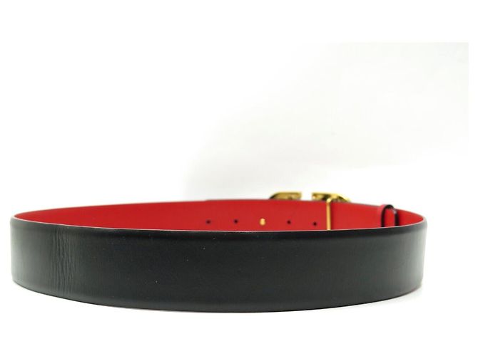 VALENTINO VLOGO SIGNATURE T85 WENDIGURT AUS ROTEM & SCHWARZEM LEDER - Ansicht 5