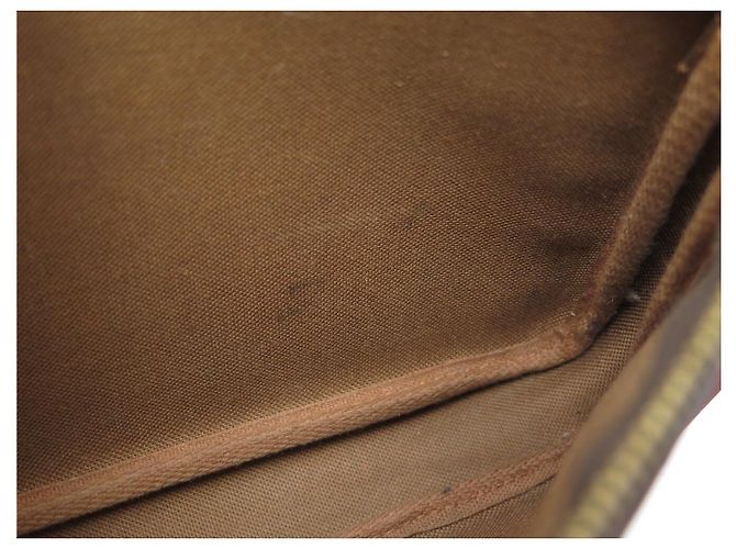 VINTAGE LOUIS VUITTON POCHETTE ACCESSOIRES NM M40712 MONOGRAM HANDTASCHE Braun - Ansicht 9