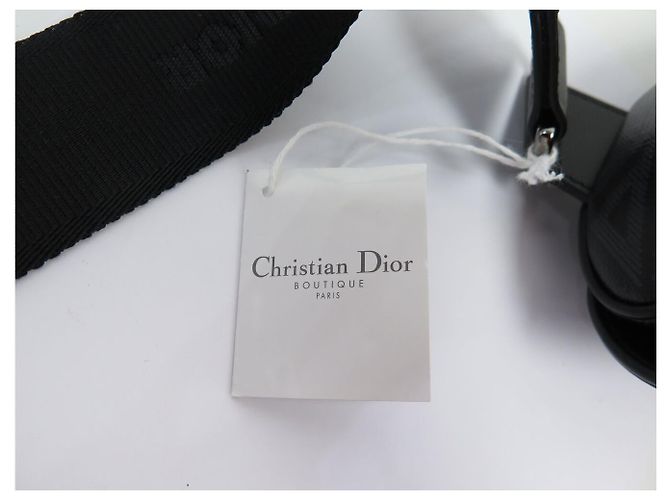 Christian Dior BORSA A MANO DIOR SADDLE NUOVA 1ADPO093CDP-H43E IN TOILE DIAMONDS E PELLE Nero - vista 8
