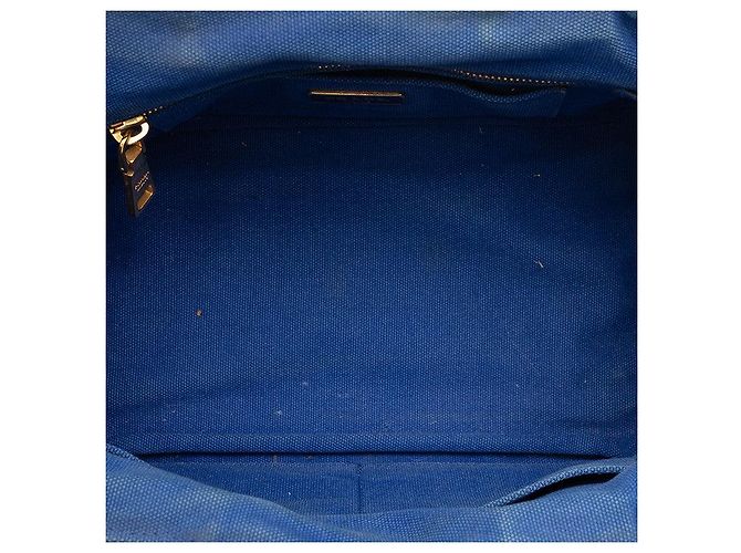 Prada Canapa Mini Handtasche mit Dreieckslogo Mehrfarben - Ansicht 4