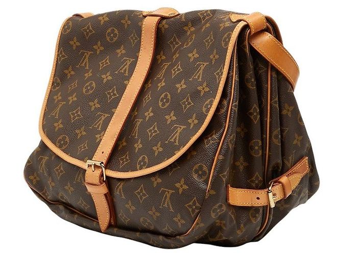 Louis Vuitton Monogram Saumur 35 Schultertasche Braun - Ansicht 2