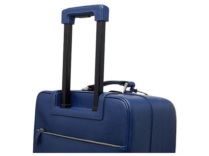 Sac Carry Prada Saffiano Bleu - vue 4