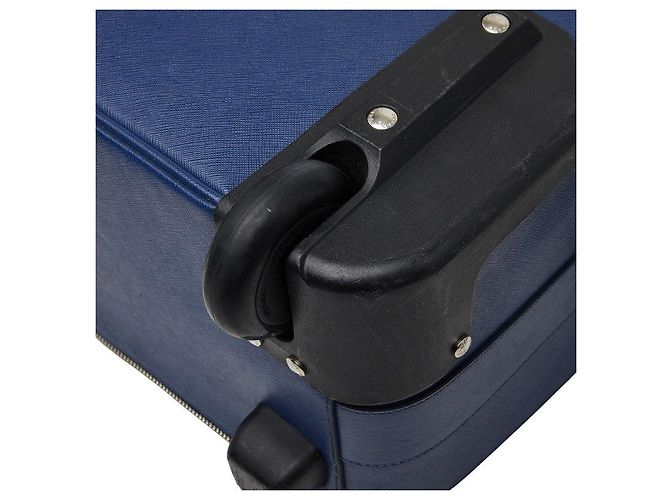Sac Carry Prada Saffiano Bleu - vue 7