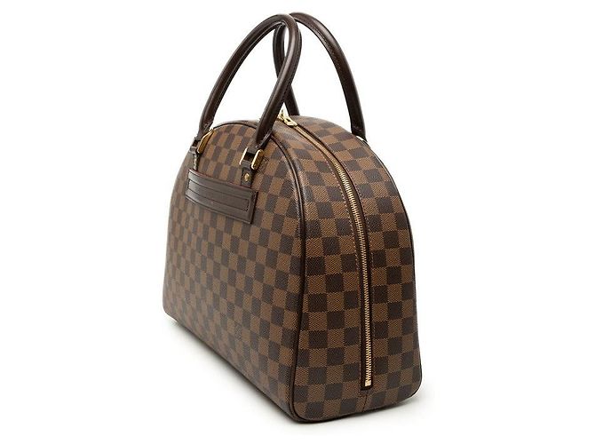 Borsa Louis Vuitton Damier Nolita Marrone - vista 2