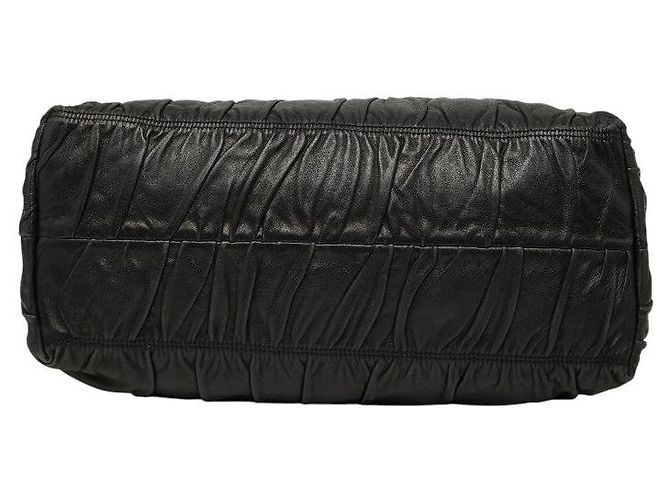 Sac cabas Prada Gaufre Noir - vue 3