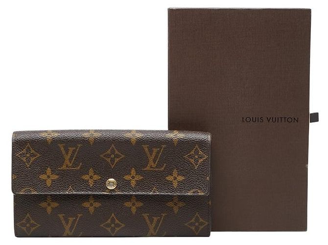 Louis Vuitton Portefeuille Sarah Long Wallet Braun - Ansicht 10