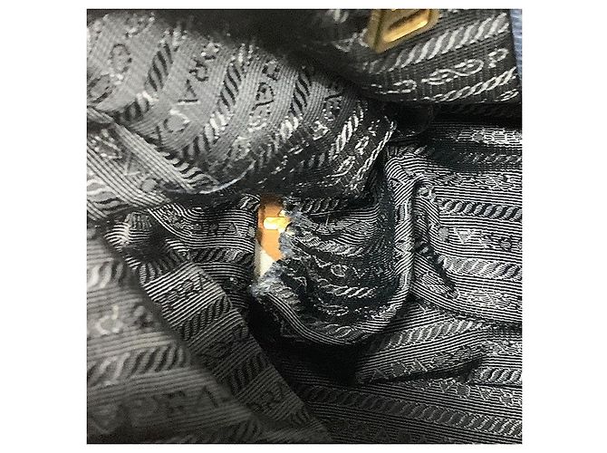 Sac à main Prada 2WAY bleu - vue 10