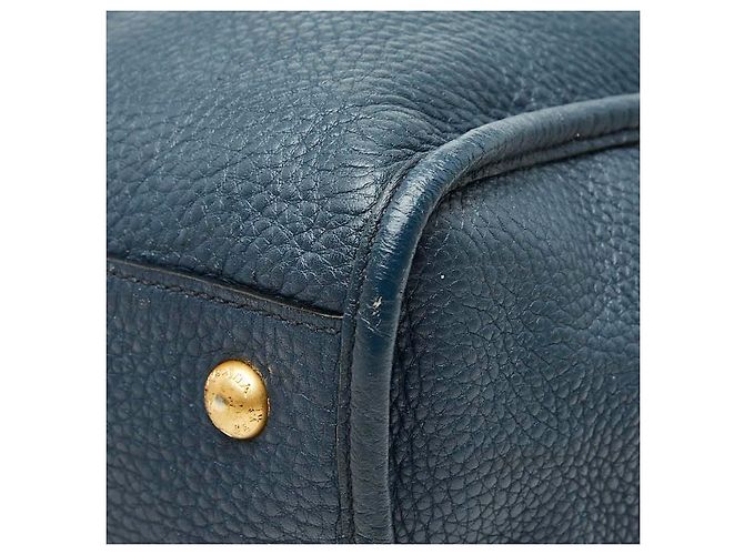 Sac à main Prada 2WAY bleu - vue 4