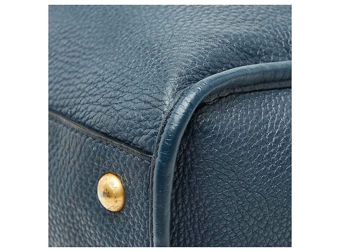 Sac à main Prada 2WAY bleu - vue 6