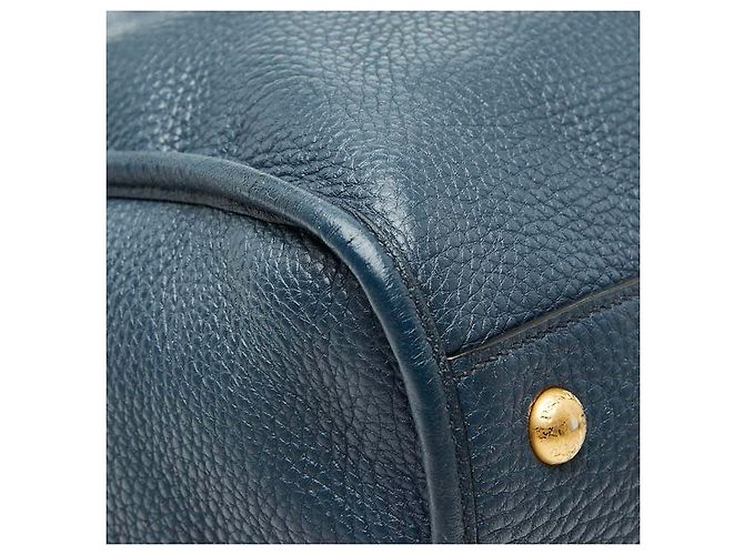 Sac à main Prada 2WAY bleu - vue 7