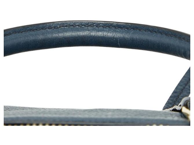 Sac à main Prada 2WAY bleu - vue 9