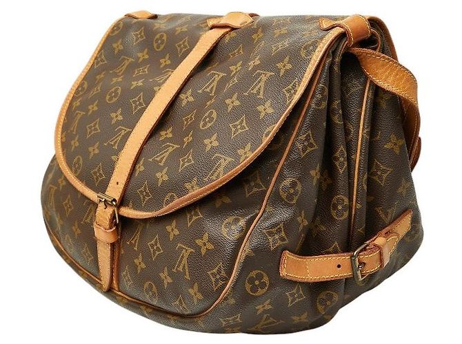 Bolso bandolera Louis Vuitton Monogram Castaño - vista 2