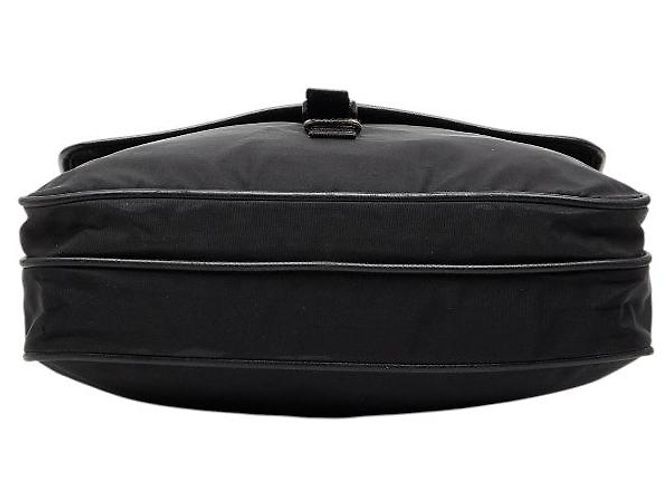 Borsa a tracolla Prada con placca logo triangolare Nero - vista 3