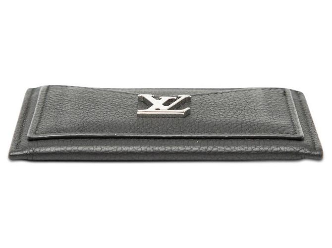 Louis Vuitton Portecartes Lockme Card Case Nero - vista 3