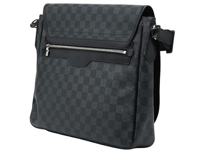 Sac Louis Vuitton Damier Graphite Daniel MM Noir - vue 2