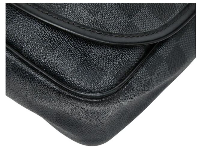 Sac Louis Vuitton Damier Graphite Daniel MM Noir - vue 4