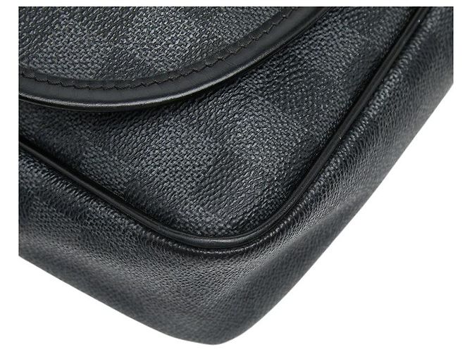 Sac Louis Vuitton Damier Graphite Daniel MM Noir - vue 5